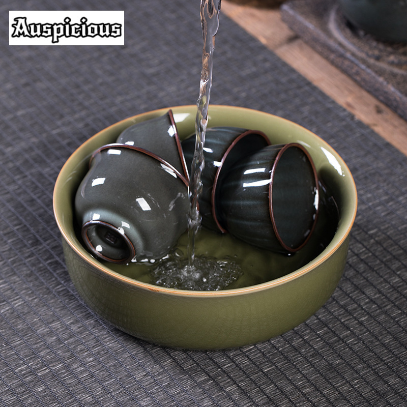 Celadon Ceramic Cup - Longquan Celadon Jianshui كوب مصنوع يدويًا