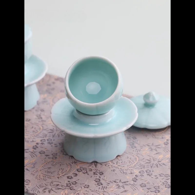 كأس سيراميك سيلادون مع كأس ماء - مراجعة Celadon Ceramic Cup وسعره