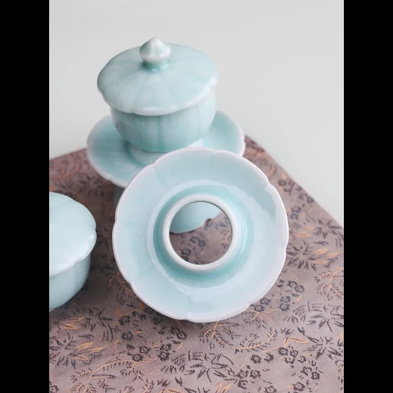كأس سيراميك سيلادون مع كأس ماء - مراجعة Celadon Ceramic Cup وسعره