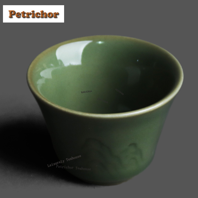 طقم أكواب شاي سيلادون يوي كيلن - مراجعة Celadon Ceramic Cup وسعره