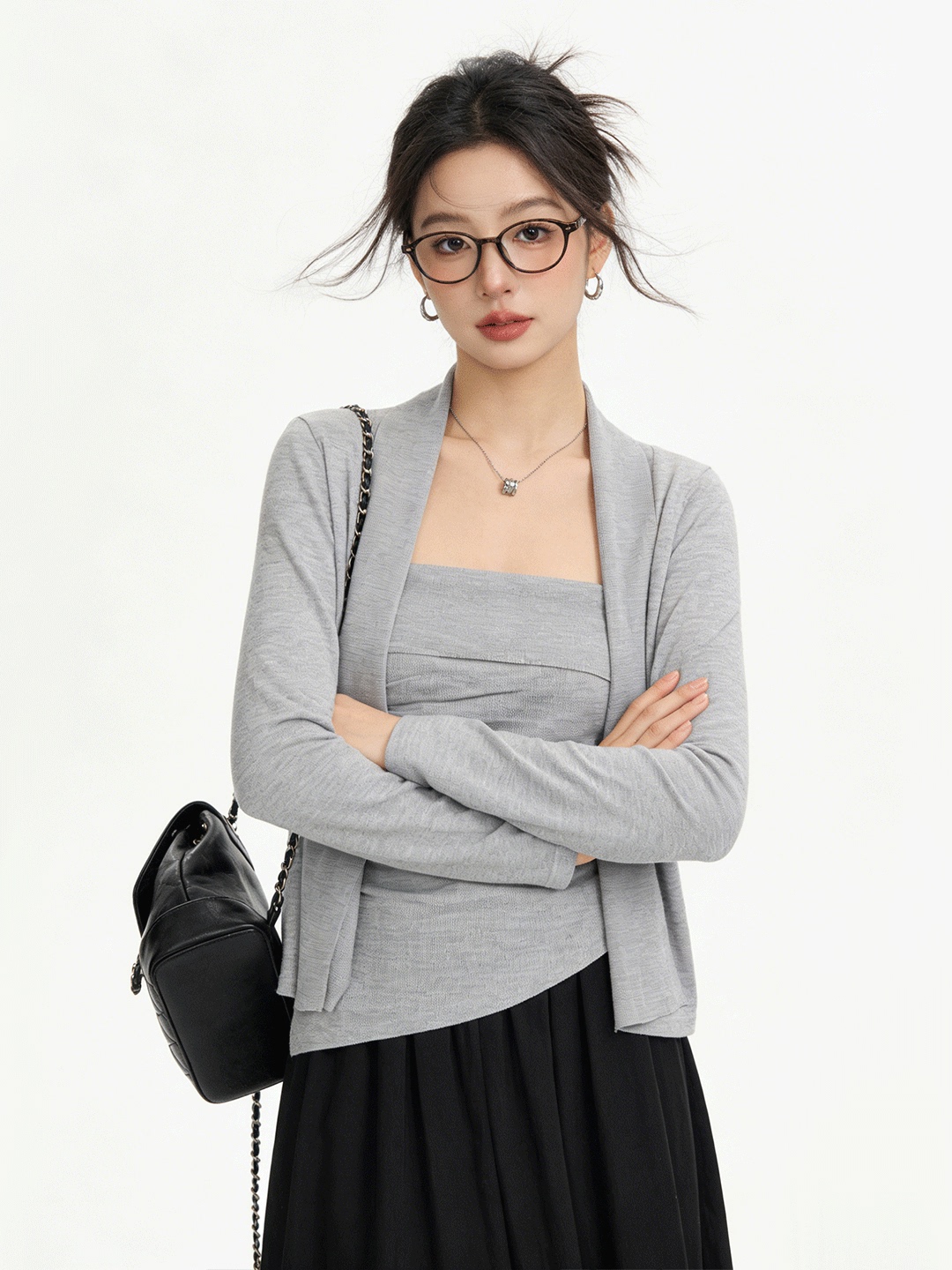 طقم كارديجان قصير محبوك من قطع - مراجعة Korean Lifestyle & Kids Boutique وسعره