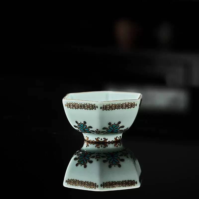 كوب تذوق سيراميك فاخر فردي بتص - مراجعة Celadon Ceramic Cup وسعره