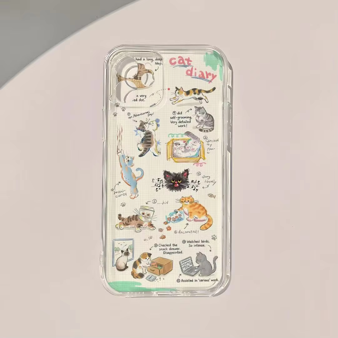 غطاء هاتف بتصميم قطة لطيفة على - مراجعة Korean Lifestyle & Kids Boutique وسعره